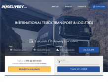 Tablet Screenshot of indelivery.com